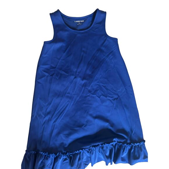 Lands End Blue Swim Dress size 6- 7 - Picture 1 of 3